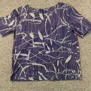 Marni purple graffiti top